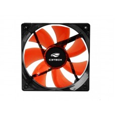 COOLER FAN P/GABINETE 80x80x25 LED VERMELHO F7-L50RD C3 TECH COOLER FAN P/GABINETE 80x80x25 LED VERMELHO F7-L50RD C3 TECH